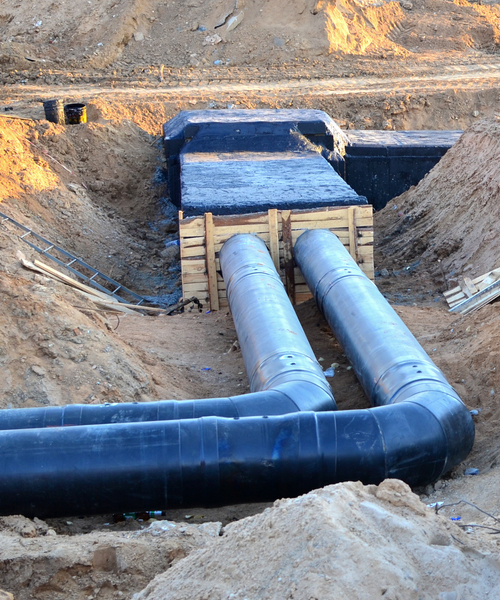 Drainage collection disposal system